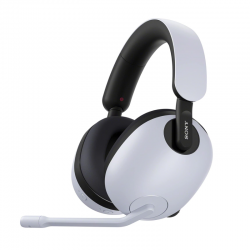 Sony INZONE H7 Wireless Gaming Headset, Over ear Headphones with 360 Spatial Sound, WH G700, White, Headphone